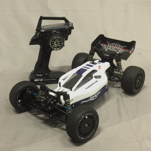タミヤ 1:10 電動RC 4WDレーシングバギー ダークインパクト DF-30 ラジコン 他 サンワ MT-S 送信機 含 計2点